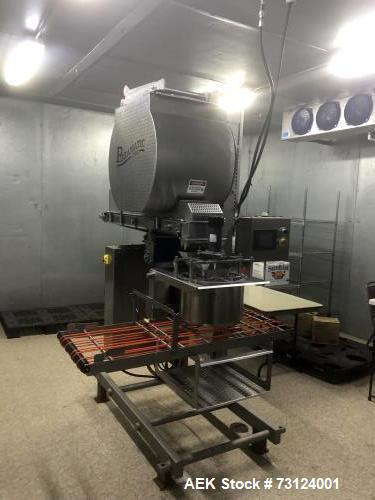 Pizzamatic ValuTop Applicator, Model SD-18-SE-1L1h. Single lane operation.