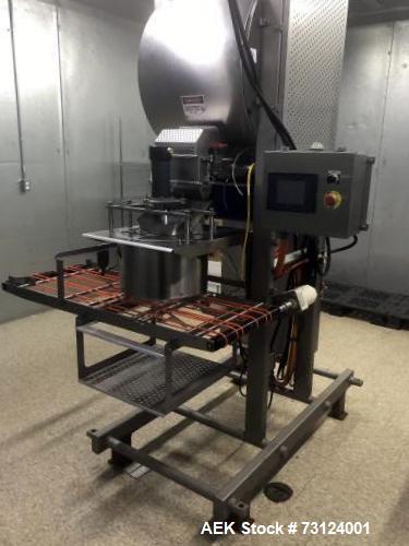 Pizzamatic ValuTop Applicator, Model SD-18-SE-1L1h. Single lane operation.