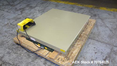 Used Southworth Systems Pallet Lift. Machine is rated at a 2000 lb capacity. Has a lift area of 48" X 42". 1/30/115V. Built 2007.