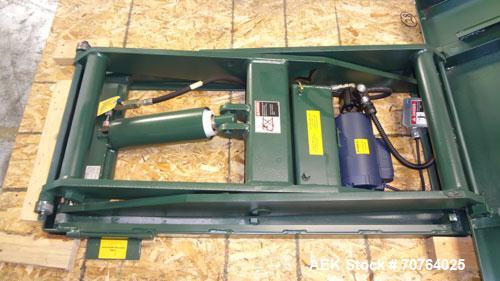 Used Southworth Systems Pallet Lift. Machine is rated at a 2000 lb capacity. Has a lift area of 48" X 42". 1/30/115V. Built 2007.