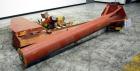 Used Abell-Howe Jib Crane, 1/2 Ton, Carbon Steel. Floor mounting. Approximate 117
