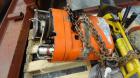 Used Abell-Howe Jib Crane, 1/2 Ton, Carbon Steel. Floor mounting. Approximate 117