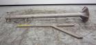 Used Jib Crane, 1/4 Ton, 304 Stainless Steel. Floor mounting. Approximate 127
