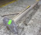Used Jib Crane, 1/4 Ton, 304 Stainless Steel. Floor mounting. Approximate 127