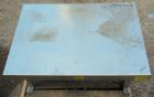 Used- Southworth Products Lift Table, Model LS2-36. Capacity 2000 pounds. 304 Stainless steel skirt platform 54