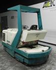 Used Tennant Model 528 SRS Edition Riding Floor Scrubber. Has a 4-cycle propane powered engine. Has 122 gallon solution tank and 4.9 gallon cleaning solution tank. Has (1) 11