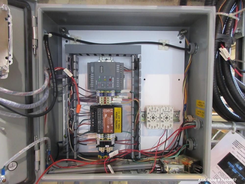 Used Packaging Systems International 2200 Automatic Bag Palletizing System and 