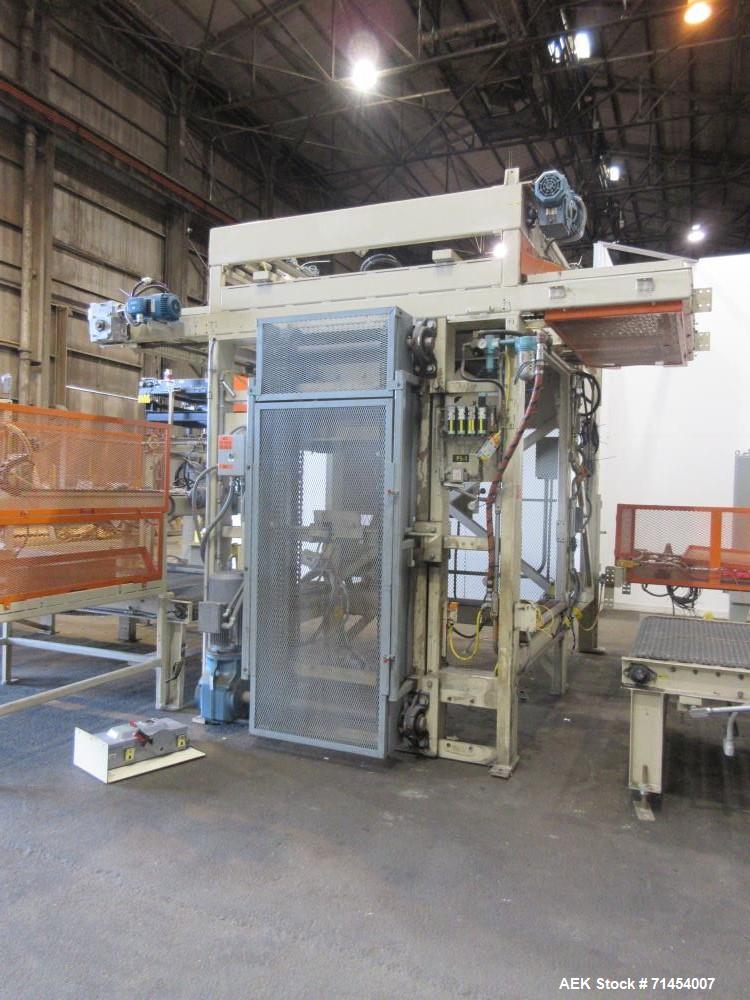 Used Packaging Systems International 2200 Automatic Bag Palletizing System and 