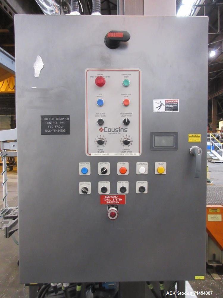 Used Packaging Systems International 2200 Automatic Bag Palletizing System and 