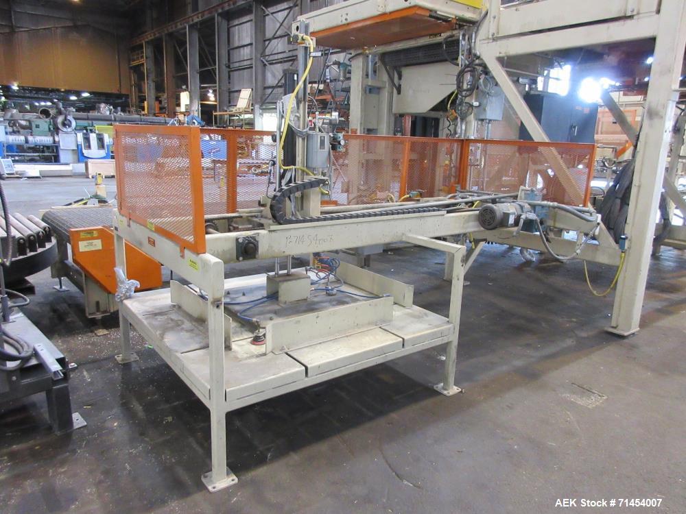 Used Packaging Systems International 2200 Automatic Bag Palletizing System and 