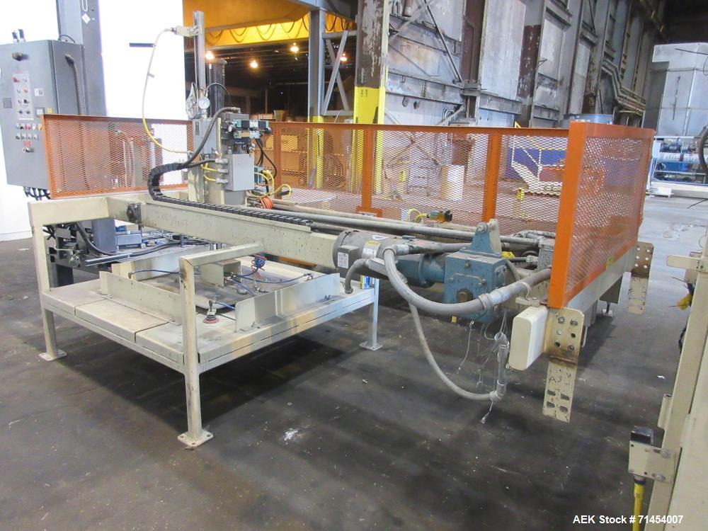 Used Packaging Systems International 2200 Automatic Bag Palletizing System and 