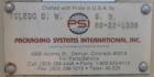 Used Packaging Systems International 2200 Automatic Bag Palletizing System and 
