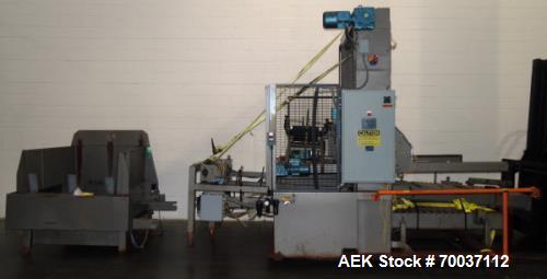 Used ABC Packaging Model 72A Low Level Case Palletizer.
