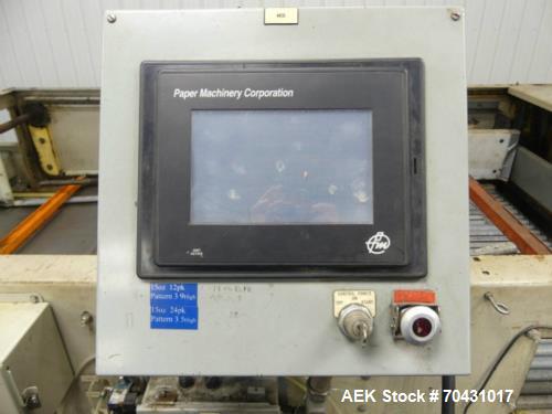 Pre-Owned Alvey 880 Case Palletizing System – Bi-Parting Stripper Plate, Painted Steel Frame
