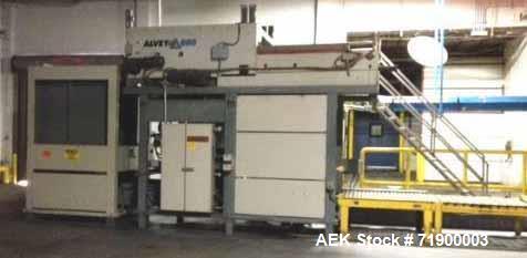 Used Alvey Model 880 High Level Palletizer.