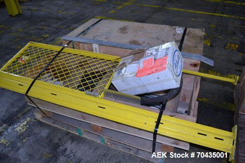 Used Columbia Machine Colmac 500 Low Level Case Palletizer, Model 500H-LRXS-AB-9002, Carbon Steel. Capable of 35 to 45 cases per minute depending on pattern. Capacity up to 24" long x 18" wide x 18" ...