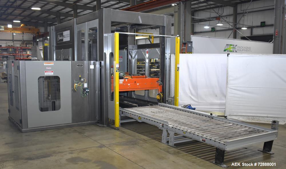 Columbia FL2000 Floor Level Palletizer with Slip Sheet Dispenser