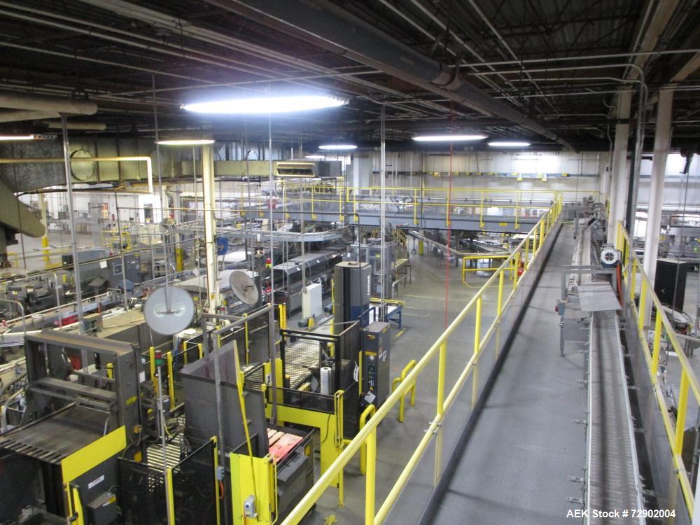 Used-Columbia Model FL-500 Low Level Palletizer
