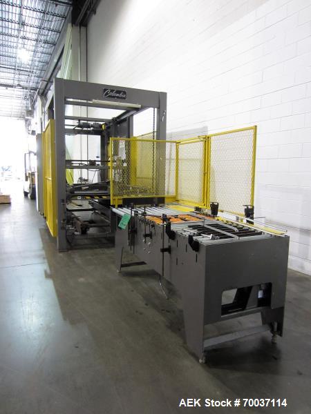 Used- Columbia Low Level Case Palletizer for 40" x 48" GMA Style Pallets.