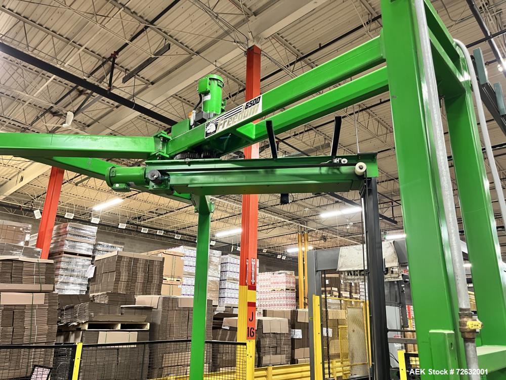 Used Columbia Full Case Floor Level Palletizer, Model FL100-LR-AB-0411. Include