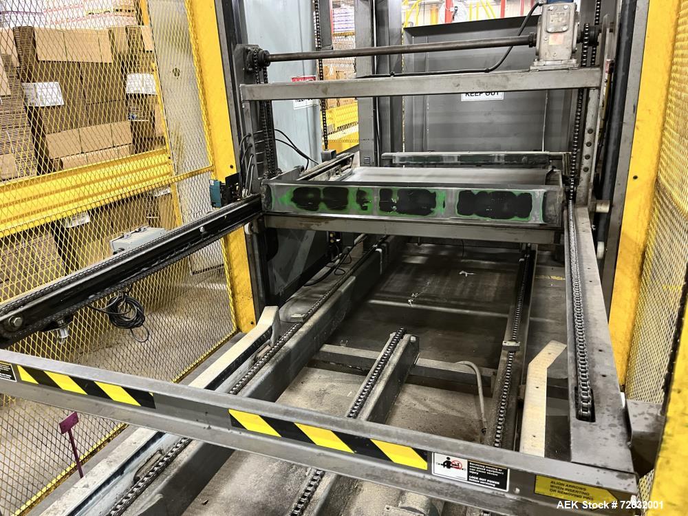Used Columbia Full Case Floor Level Palletizer, Model FL100-LR-AB-0411. Include