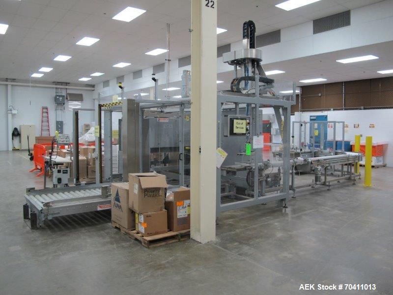 Used- Skinetta Pac-Systems PALTEQ 1400 Automatic Palletizer.