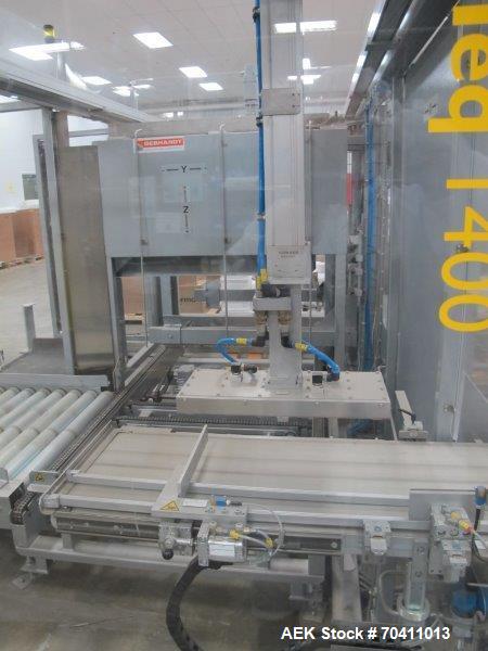 Used Skinetta Pac-Systems PALTEQ 1400 Automatic Palletizer.