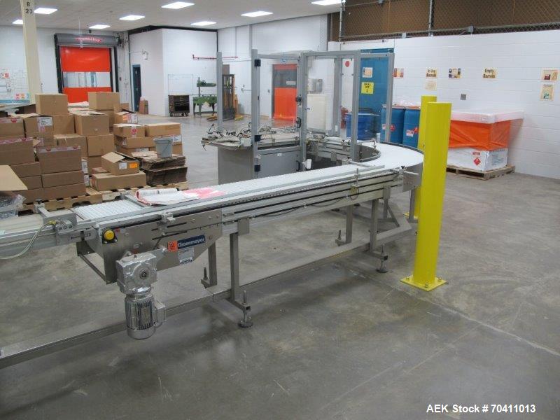 Used Skinetta Pac-Systems PALTEQ 1400 Automatic Palletizer.