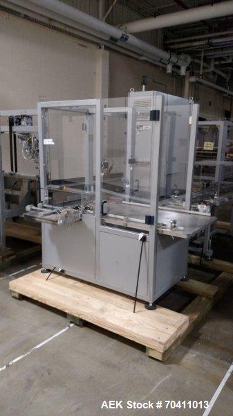 Used Skinetta Pac-Systems PALTEQ 1400 Automatic Palletizer.