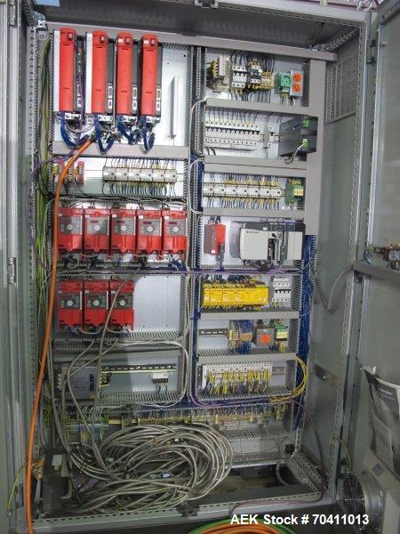Used Skinetta Pac-Systems PALTEQ 1400 Automatic Palletizer.