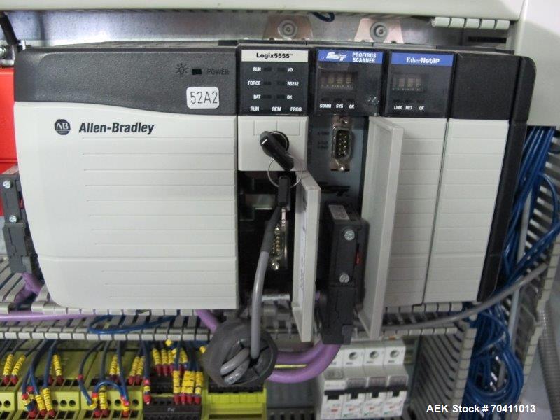 Used Skinetta Pac-Systems PALTEQ 1400 Automatic Palletizer.