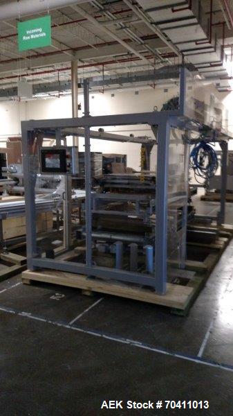 Used- Skinetta Pac-Systems PALTEQ 1400 Automatic Palletizer.