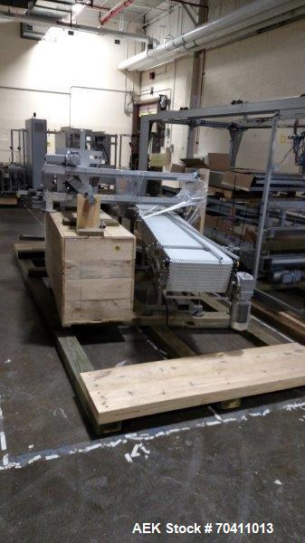 Used Skinetta Pac-Systems PALTEQ 1400 Automatic Palletizer.