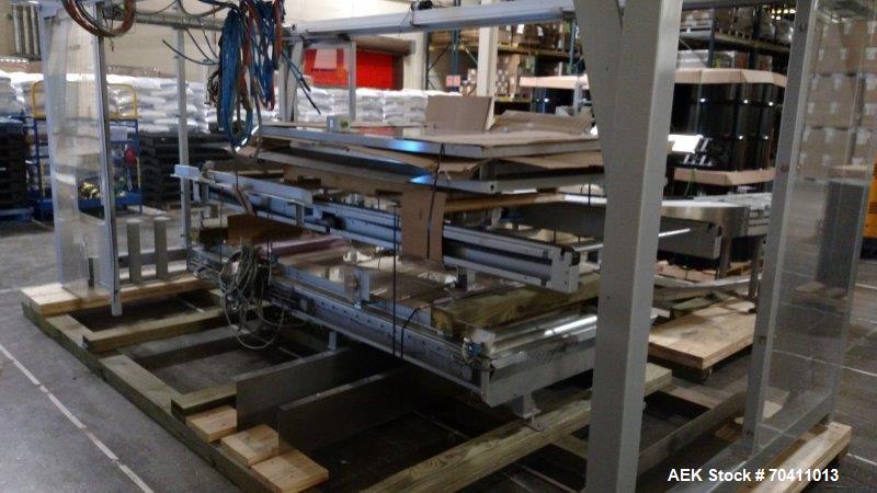 Used Skinetta Pac-Systems PALTEQ 1400 Automatic Palletizer.