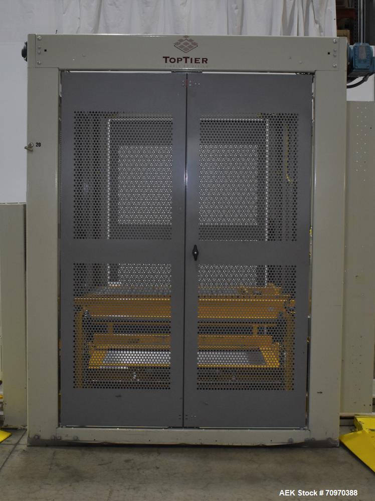 Top-Tier Low-Level Full Case Palletizer with Pallet Feeder