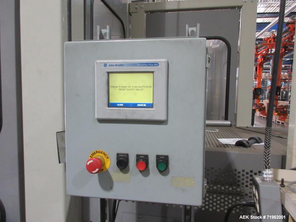 Used Top Tier Low Infeed Conventional Palletizer. Rates 1-3 Layers/ Min. Infeed height 23.0"60.0". Minimum case dimension 4.5". Maximum case dimension 29.0". Maximum case height 36.0". Minimum layer ...