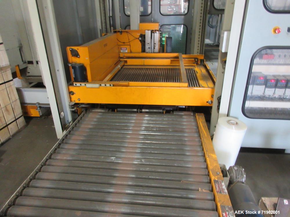 Used Top Tier Low Infeed Conventional Palletizer. Rates 1-3 Layers/ Min. Infeed height 23.0"60.0". Minimum case dimension 4.5". Maximum case dimension 29.0". Maximum case height 36.0". Minimum layer ...