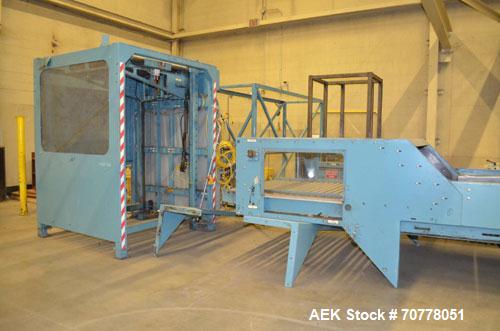 Used Von Gal (HK Systems) High level palletizer with pallet feed system.