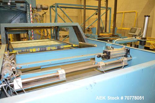 Used Von Gal (HK Systems) High level palletizer with pallet feed system.