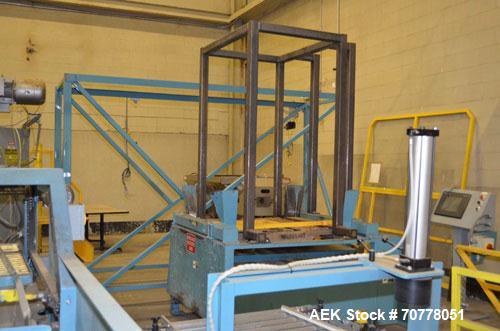 Used Von Gal (HK Systems) High level palletizer with pallet feed system.