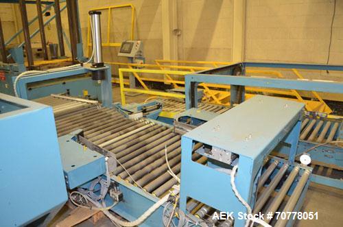Used Von Gal (HK Systems) High level palletizer with pallet feed system.