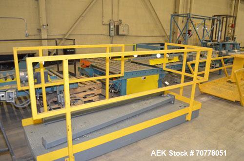 Used Von Gal (HK Systems) High level palletizer with pallet feed system.