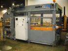 Used Alvey 680 Low Level Palletizer. Capable of speeds up to 35 cases per minute. Case size range: (Length) 6