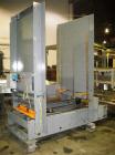 Used Alvey 680 Low Level Palletizer. Capable of speeds up to 35 cases per minute. Case size range: (Length) 6