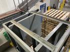 Used Alvey Series 780 Compact Automatic Full Case Palletizer. Capable of speeds up to 50 cases per minute. Includes pallet feeder, tier/slip sheet placer. Allen Bradley Compact Logix L326 PLC Control...