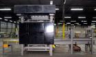 Used Alvey Model 800 Automatic Palletizer. Capable of speeds up to 75 cases per minute. Has Allen Bradley Micrologixs PLC controls, last running 40 x 48 pallets. Has pallet feeder, compact design.