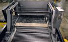 Used Alvey Model 800 Automatic Palletizer. Capable of speeds up to 75 cases per minute. Has Allen Bradley Micrologixs PLC controls, last running 40 x 48 pallets. Has pallet feeder, compact design.