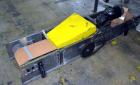 Used Alvey Model 800 Automatic Palletizer. Capable of speeds up to 75 cases per minute. Has Allen Bradley Micrologixs PLC controls, last running 40 x 48 pallets. Has pallet feeder, compact design.