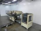 Pre-Owned Alvey 880 Case Palletizing System – Bi-Parting Stripper Plate, Painted Steel Frame
