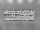 Pre-Owned Alvey 880 Case Palletizing System – Bi-Parting Stripper Plate, Painted Steel Frame